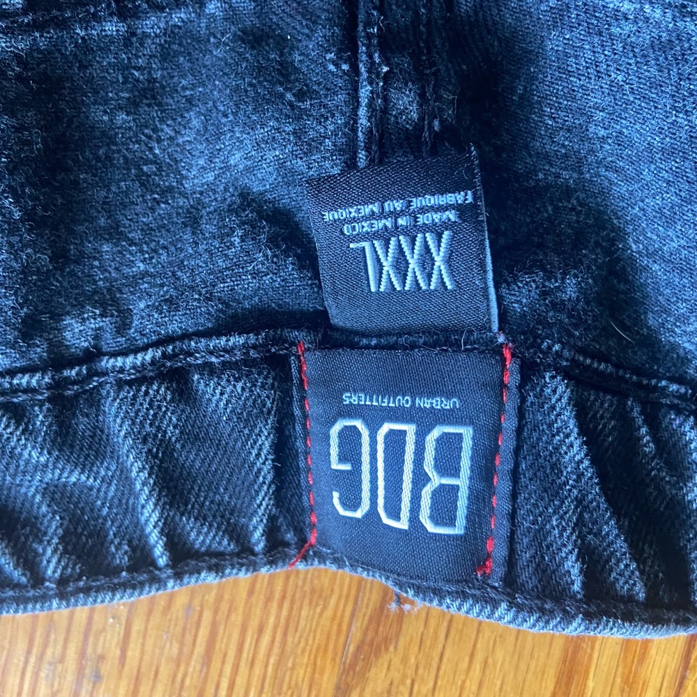 Urban Outfitters BDG Poppy Denim Drawstring Short – Black size XXXL Plus Size - Picture 8 of 8
